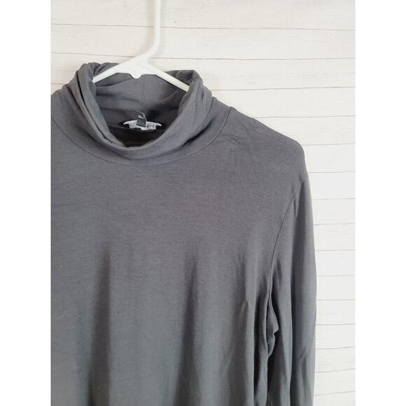 EILEEN FISHER BLACK TURTLENECK, SZ LARGE - Picture 2 of 15